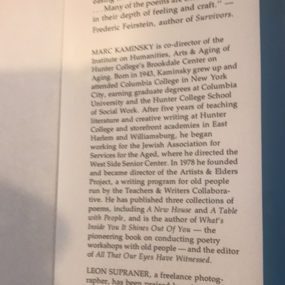 To celebrate aging! Poetry Beautiful EUC hardback. Beautiful photography. - Picture 12 of 12